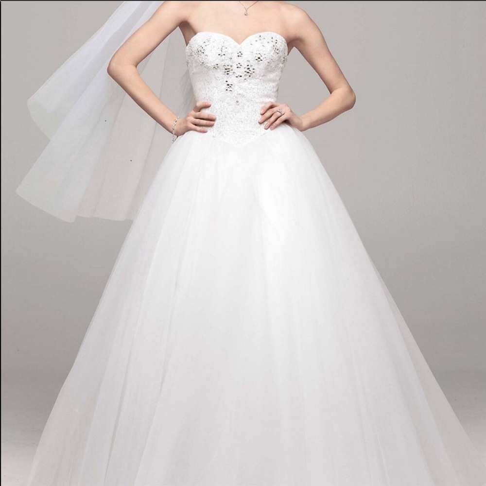 David’s bridal collection ballroom gown size 4